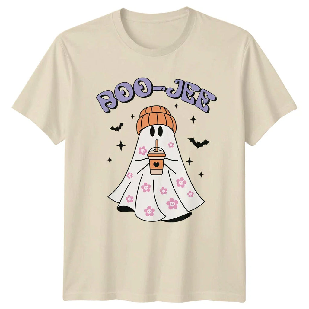 Boo-Jee Womens T-Shirt Retro Aesthetic Halloween Halloween Gift For Her Unisex T-shirt, Sweatshirt, Hoodie, Long Sleeve Tee - T-Shirt, Sweatshirt, Hoodie