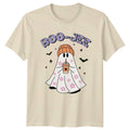 Boo-Jee Womens T-Shirt Retro Aesthetic Halloween Halloween Gift For Her Unisex T-shirt, Sweatshirt, Hoodie, Long Sleeve Tee - T-Shirt, Sweatshirt, Hoodie