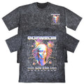 Quantum Futurism Unisex Mens Carbon Grey 240gsm French Terry Acid Wash T-Shirt Unisex T-shirt, Sweatshirt, Hoodie, Long Sleeve Tee - T-Shirt, Sweatshirt, Hoodie