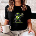 Funny Pickle Playing Lacrosse Tee, Trendy Boys Sports Humor Graphic Shirt Unisex T-shirt, Sweatshirt, Hoodie, Long Sleeve Tee - T-Shirt, Sweatshirt, Hoodie