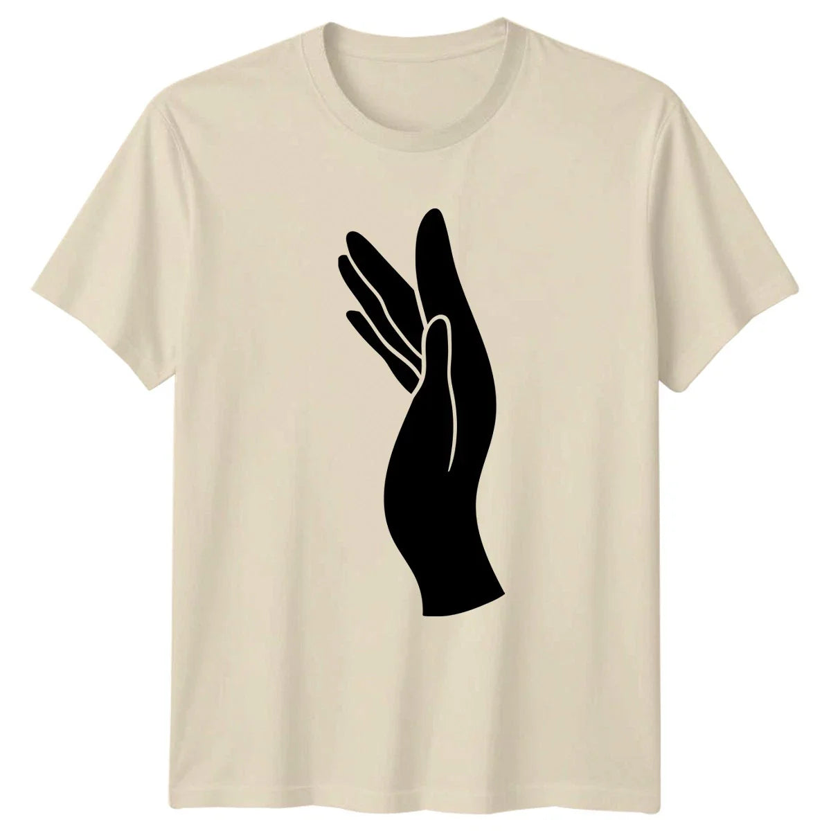 Minimalist Abstract Hand Design T-Shirt Abstract Graphic Art Birthday Gift Unisex T-shirt, Sweatshirt, Hoodie, Long Sleeve Tee - T-Shirt, Sweatshirt, Hoodie