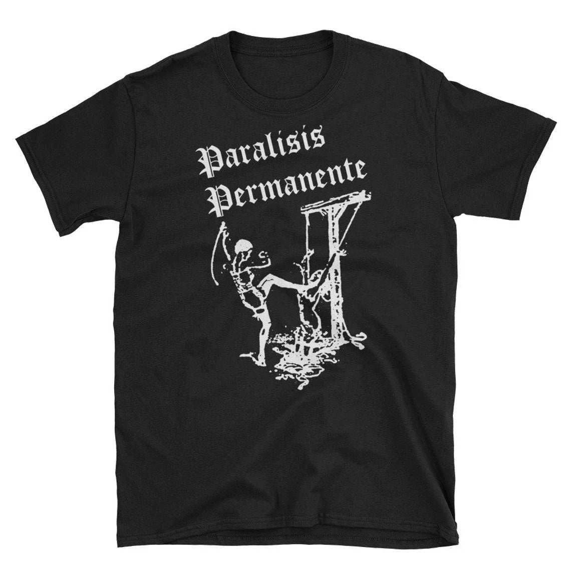 Paralisis Permanente T-Shirt, Spanish Post Punk, Sisters of Mercy,Unisex tee Unisex T-shirt, Sweatshirt, Hoodie, Long Sleeve Tee - T-Shirt, Sweatshirt, Hoodie