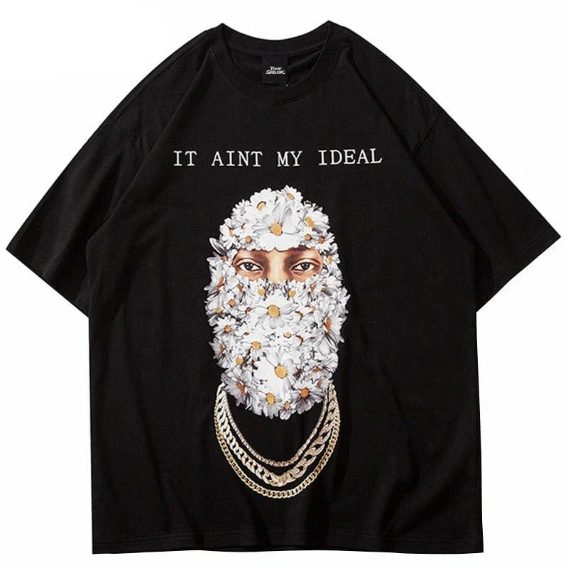 Non Ideal Unisex Streetwear Graphic T-Shirt  Minimalist Typography Tee Unisex T-shirt, Sweatshirt, Hoodie, Long Sleeve Tee - T-Shirt, Sweatshirt, Hoodie