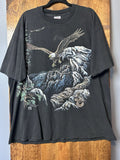 VTG Stand Out Shirt Large Hidden 1995 Bald Eagle Design Artsy Mountain Outdoor Unisex T-shirt, Sweatshirt, Hoodie, Long Sleeve Tee - T-Shirt, Sweatshirt, Hoodie