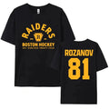 Heated Rivalry Rozanov 81 T-Shirt Boston Raiders TV Series Cotton Unisex UK Unisex T-shirt, Sweatshirt, Hoodie, Long Sleeve Tee - T-Shirt, Sweatshirt, Hoodie