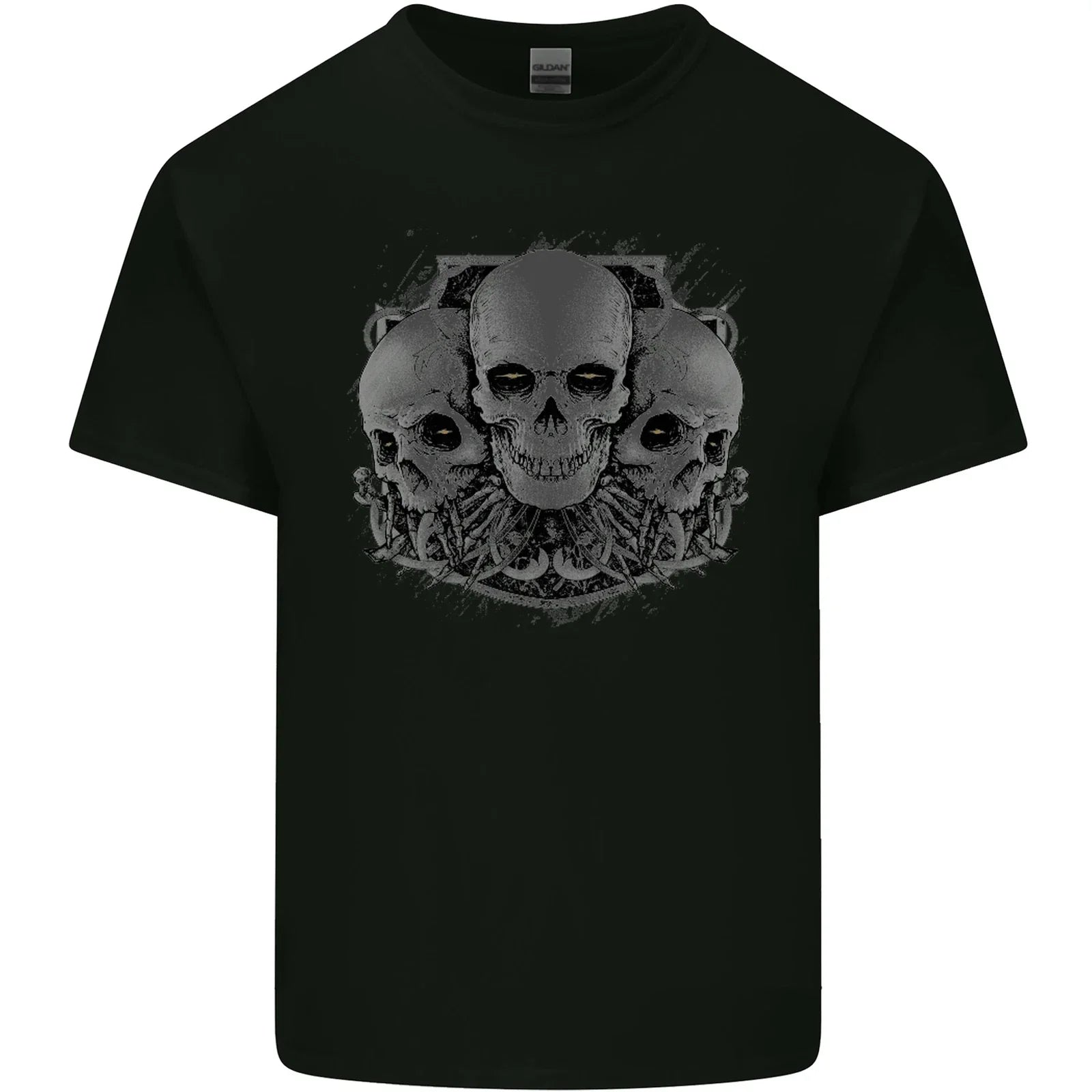 Gothic Skulls Biker Motorcycle Motorbike Mens Cotton T-Shirt Tee Top Unisex T-shirt, Sweatshirt, Hoodie, Long Sleeve Tee - T-Shirt, Sweatshirt, Hoodie