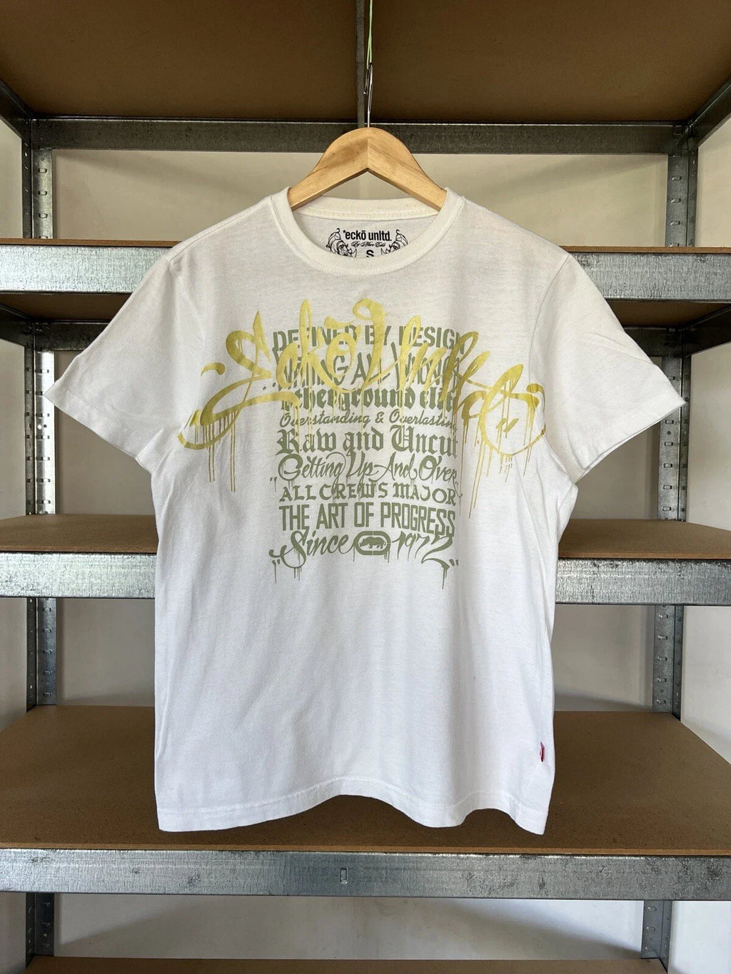 Ecko Unltd. Vintage Y2K Style Graffiti T-shirt Size S Unisex T-shirt, Sweatshirt, Hoodie, Long Sleeve Tee - T-Shirt, Sweatshirt, Hoodie