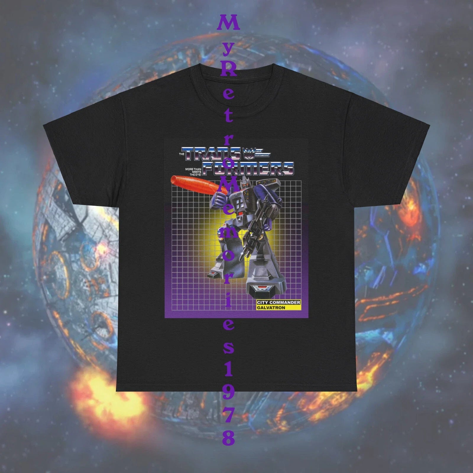 NEW Transformers Decepticon Galvatron Box Art Design 2 Colors T-Shirt S-5XL Unisex T-shirt, Sweatshirt, Hoodie, Long Sleeve Tee - T-Shirt, Sweatshirt, Hoodie