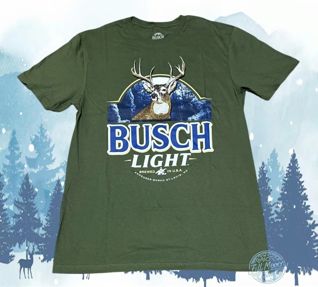 New Busch Light Deer Hunting Buck Budweiser Beer Bud Men's Vintage T-Shirt Unisex T-shirt, Sweatshirt, Hoodie, Long Sleeve Tee - T-Shirt, Sweatshirt, Hoodie