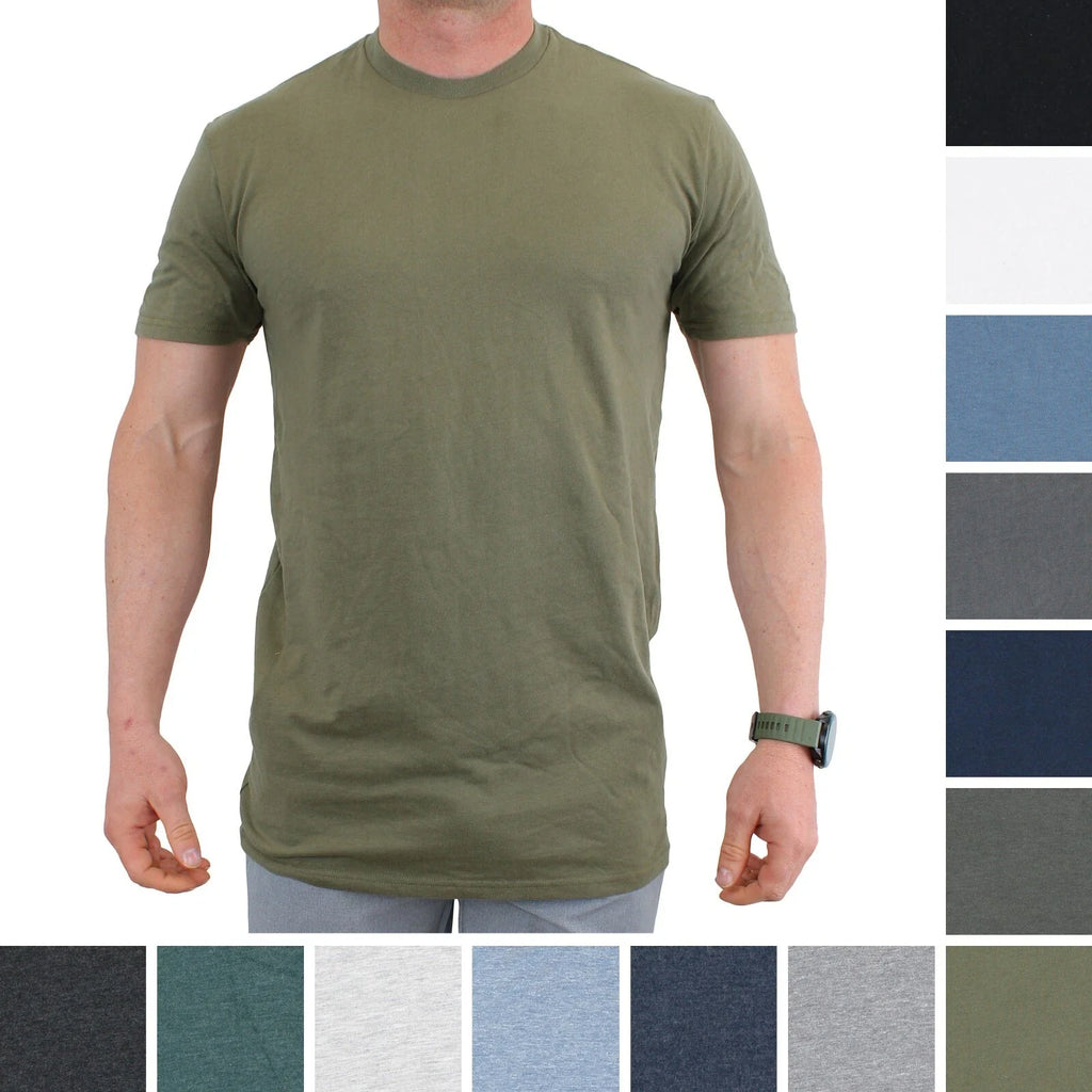 True Classic Mens Short Sleeve Shirt Longer Length Lightweight Cotton Unisex T-shirt, Sweatshirt, Hoodie, Long Sleeve Tee - T-Shirt, Sweatshirt, Hoodie