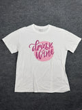 Drink Wine Graphic T-Shirt White Unisex Size L 100% Cotton Unisex T-shirt, Sweatshirt, Hoodie, Long Sleeve Tee - T-Shirt, Sweatshirt, Hoodie