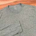 Gap Long Sleeve T-Shirt Mens L Minimalist Heathered Cotton Blend Green Classic Unisex T-shirt, Sweatshirt, Hoodie, Long Sleeve Tee - T-Shirt, Sweatshirt, Hoodie
