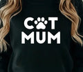 Cat Mum Cute Paw Mothers Day Jumper - Funny Pet Cat Lover Minimalist Pullover Unisex T-shirt, Sweatshirt, Hoodie, Long Sleeve Tee - T-Shirt, Sweatshirt, Hoodie