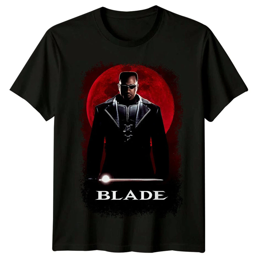 Blade (1998) Movie Poster Inspired T-Shirt Retro Classic Film Graphic Tee Unisex Unisex T-shirt, Sweatshirt, Hoodie, Long Sleeve Tee - T-Shirt, Sweatshirt, Hoodie