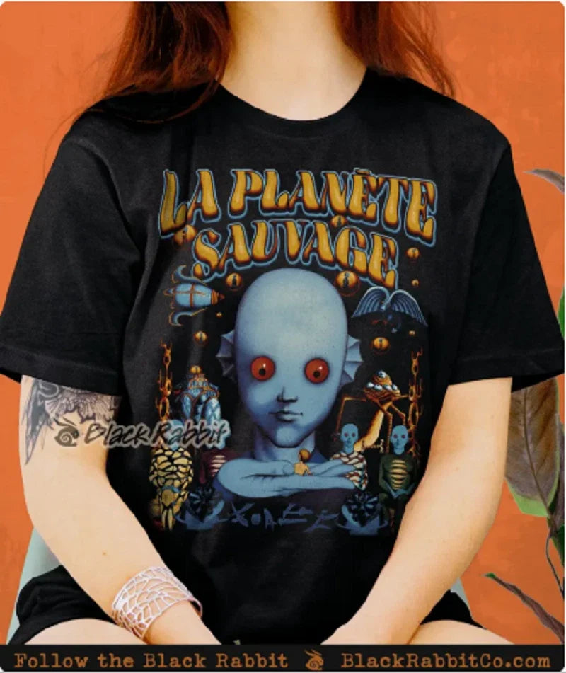 Fantastic Planet French Retro Vintage Animated Sci-Fi Unisex Classic T-Shirt Unisex T-shirt, Sweatshirt, Hoodie, Long Sleeve Tee - T-Shirt, Sweatshirt, Hoodie