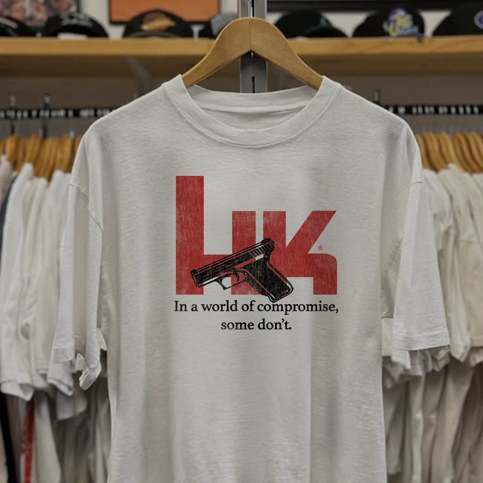 Heckler Koch Rare T-Shirt White XXL Unisex T-shirt, Sweatshirt, Hoodie, Long Sleeve Tee - T-Shirt, Sweatshirt, Hoodie