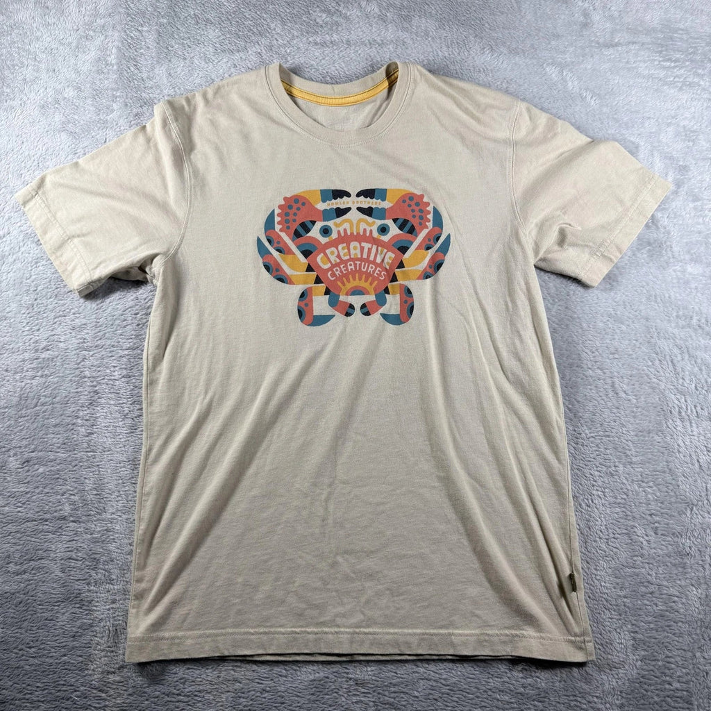 Howler Bros Shirt Mens Medium Beige Creative Creatures Crab Graphic Tee Ocean Unisex T-shirt, Sweatshirt, Hoodie, Long Sleeve Tee - T-Shirt, Sweatshirt, Hoodie