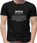 Definition Wine - Mens T-Shirt - Funny Red White Pinot Drinker Love Pub Unisex T-shirt, Sweatshirt, Hoodie, Long Sleeve Tee - T-Shirt, Sweatshirt, Hoodie