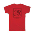 Gift T-Shirt : MEDORA North Dakota Square Modern Minimalist Font Unisex T-shirt, Sweatshirt, Hoodie, Long Sleeve Tee - T-Shirt, Sweatshirt, Hoodie