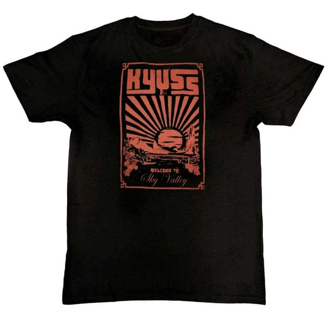 New Rare KYUSS WELCOME TO SKY VALLEY Graphic Mens T-Shirt S M L XL 2 3 4 XL Unisex T-shirt, Sweatshirt, Hoodie, Long Sleeve Tee - T-Shirt, Sweatshirt, Hoodie