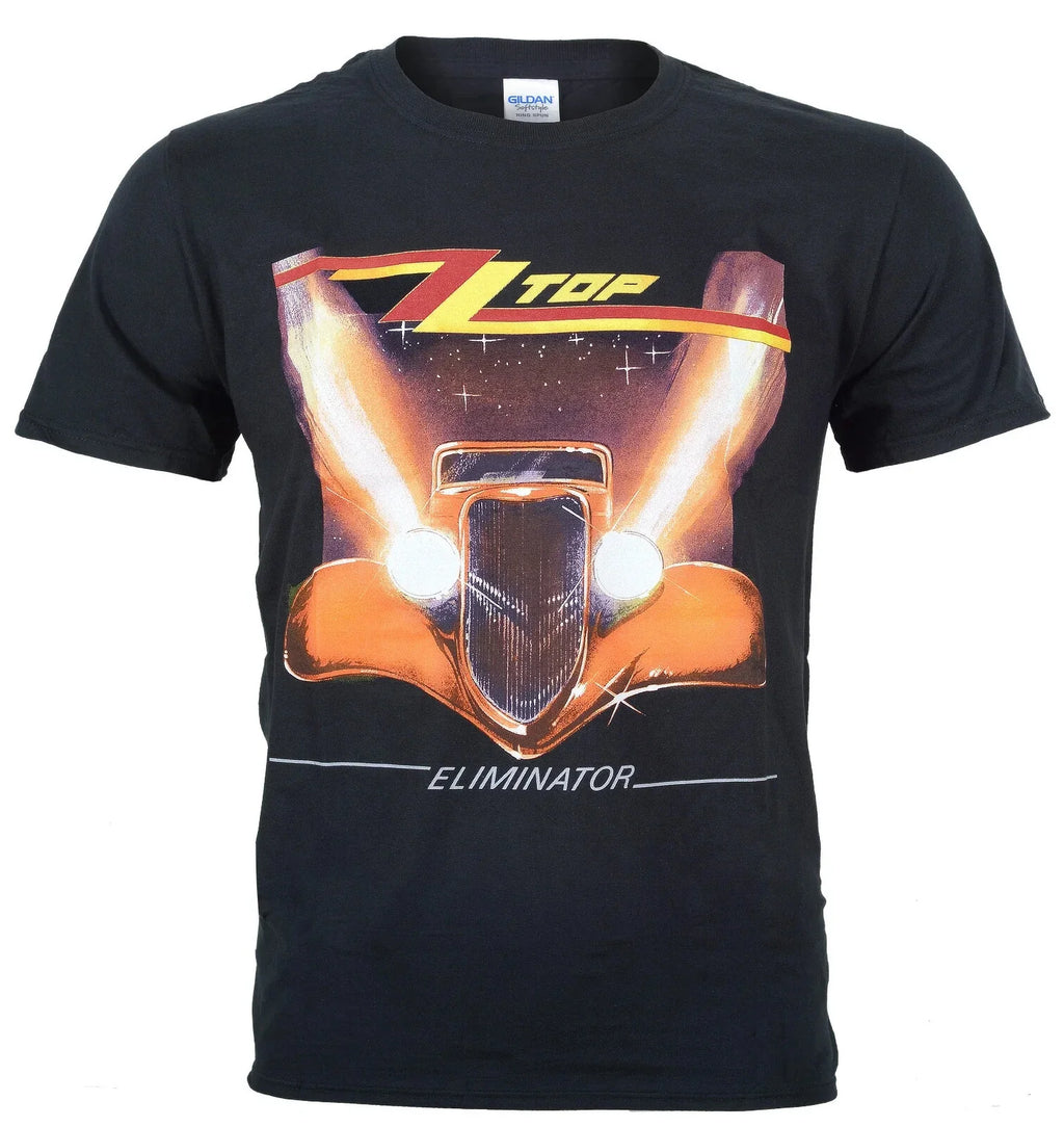Official ZZ Top T Shirt Eliminator Album Cover Hot Rod Car New  Medium Unisex T-shirt, Sweatshirt, Hoodie, Long Sleeve Tee - T-Shirt, Sweatshirt, Hoodie