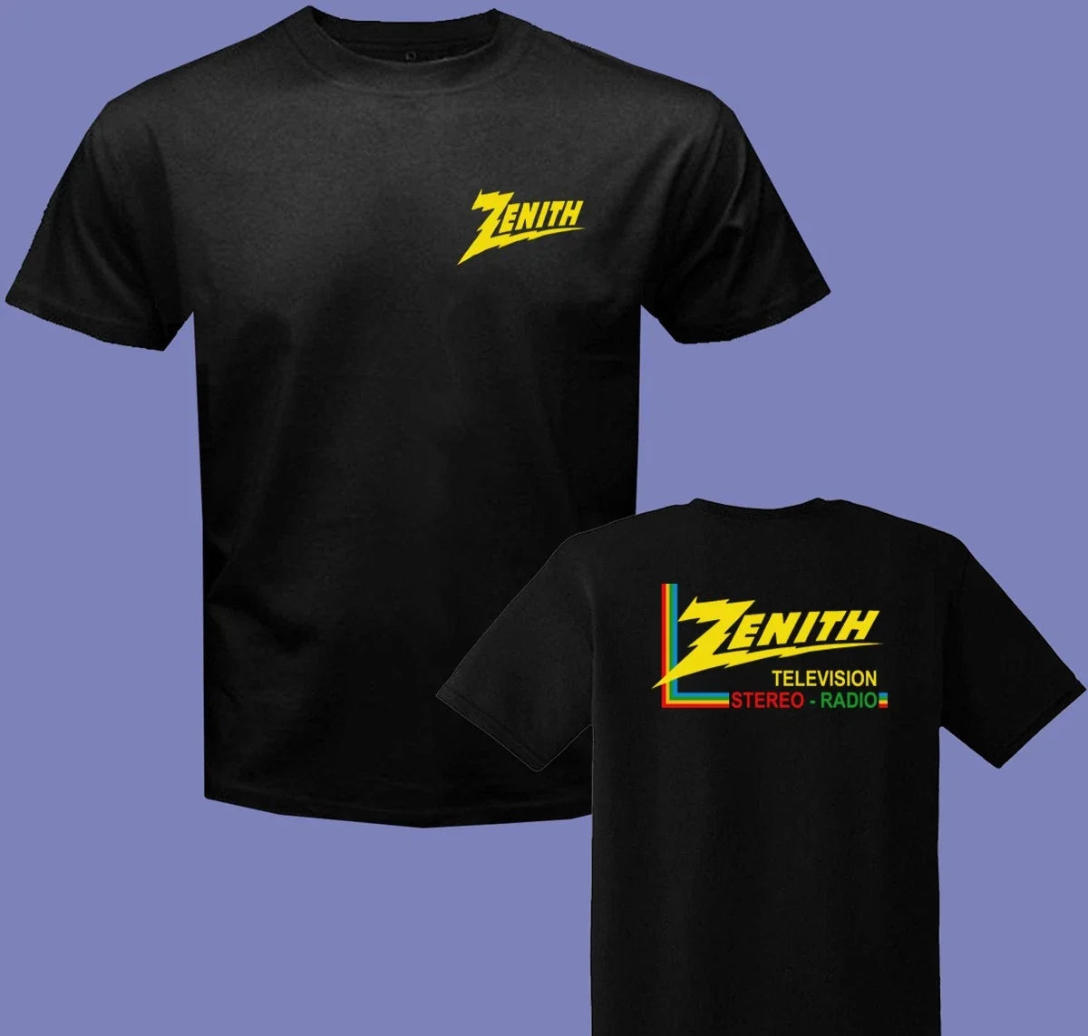Zenith Radio Television Classic Men's Black Size S-3XL Unisex T-shirt, Sweatshirt, Hoodie, Long Sleeve Tee - T-Shirt, Sweatshirt, Hoodie