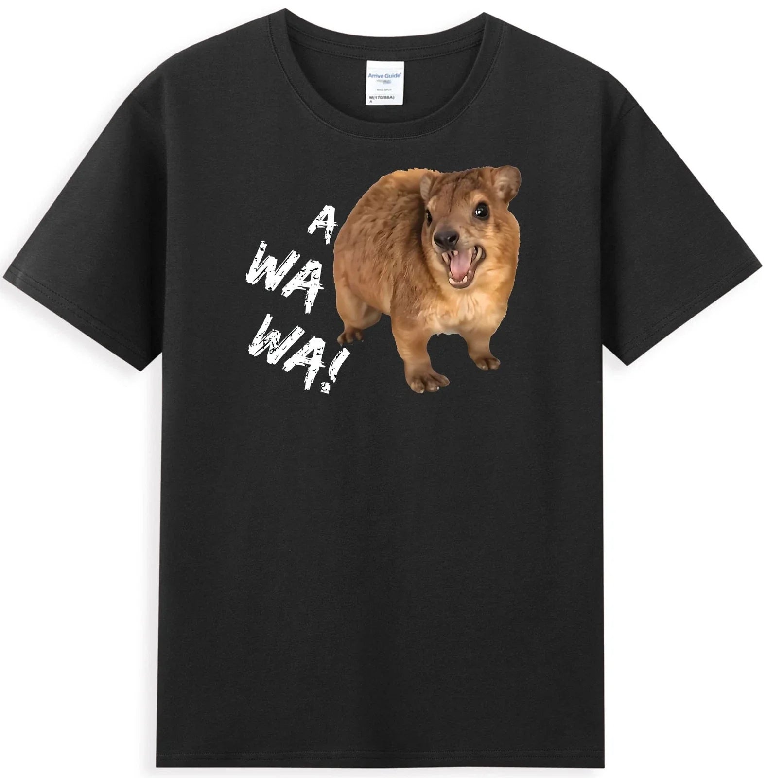 Awawa! Funny Angry Screaming Hyrax Animal Pattern Men's T-Shirt Unisex T-shirt, Sweatshirt, Hoodie, Long Sleeve Tee - T-Shirt, Sweatshirt, Hoodie
