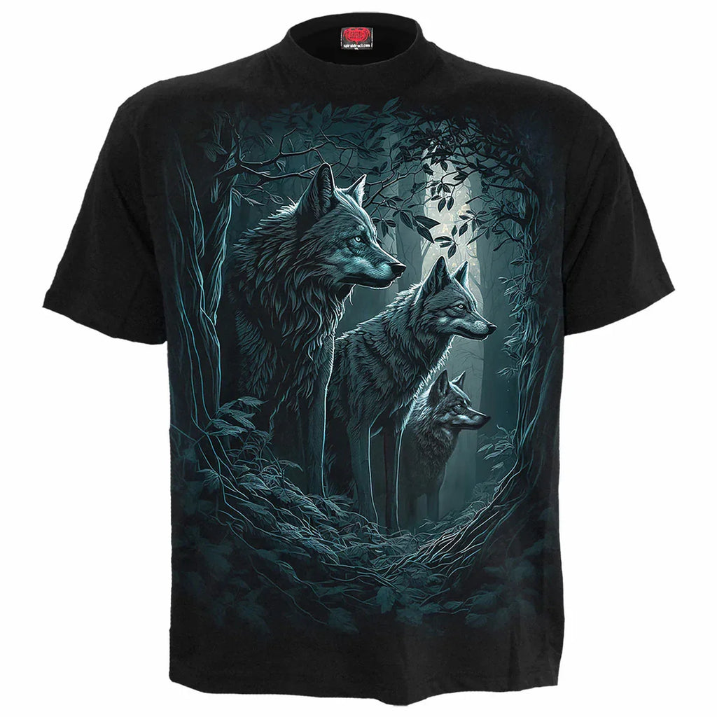 SPIRAL DIRECT FOREST GURDIANS T-Shirt,Biker/Skull/Goth/Wolf/Native/Forest/Top/Te Unisex T-shirt, Sweatshirt, Hoodie, Long Sleeve Tee - T-Shirt, Sweatshirt, Hoodie
