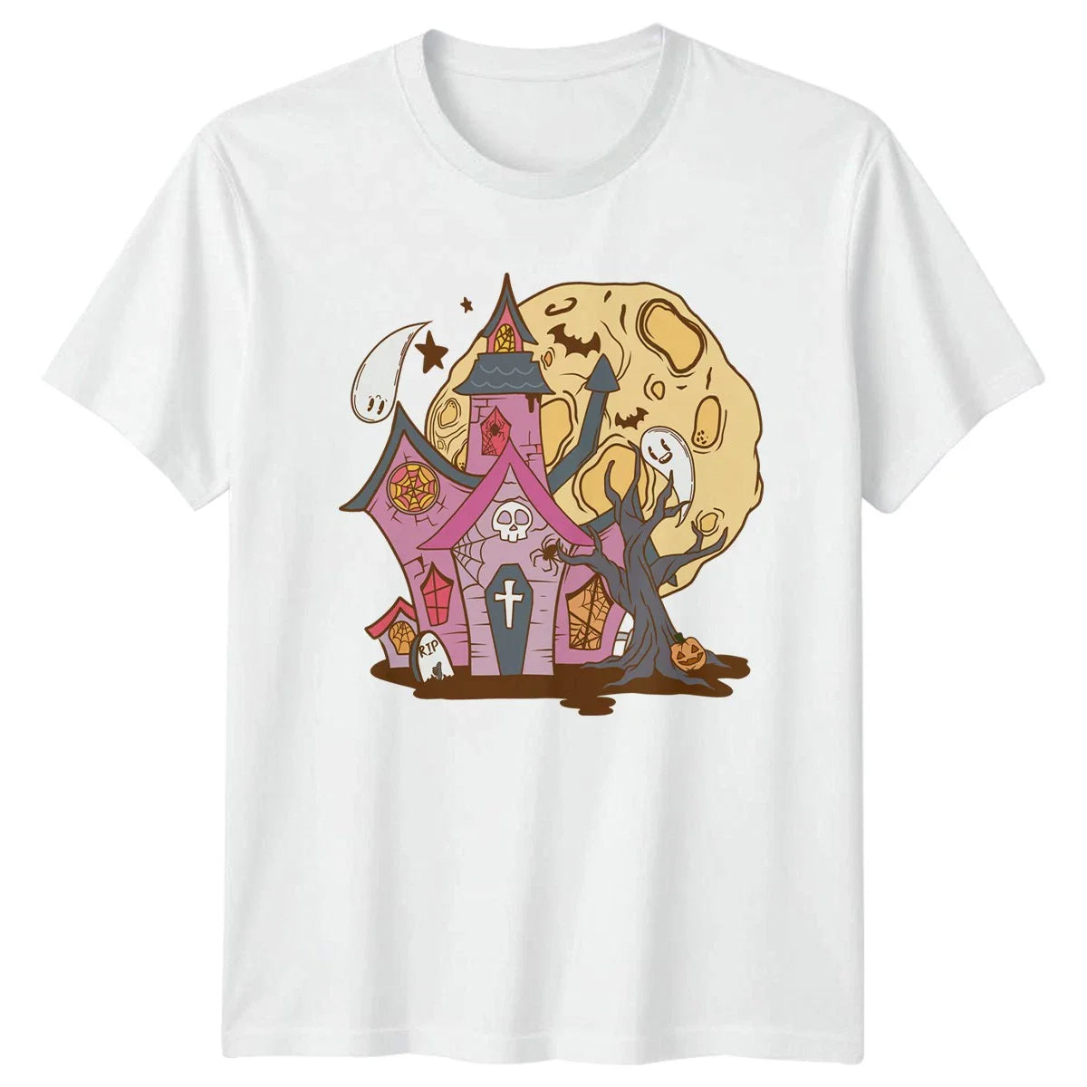 Rip T-Shirt Spooky Cute Haunted House Halloween Gift For Him And Her Unisex T-shirt, Sweatshirt, Hoodie, Long Sleeve Tee - T-Shirt, Sweatshirt, Hoodie