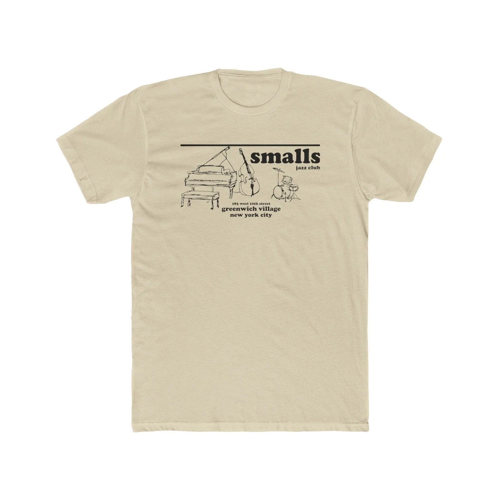 Small's Jazz Club NYC Jazz Restaurant Cotton Crew Tee Unisex T-shirt, Sweatshirt, Hoodie, Long Sleeve Tee - T-Shirt, Sweatshirt, Hoodie