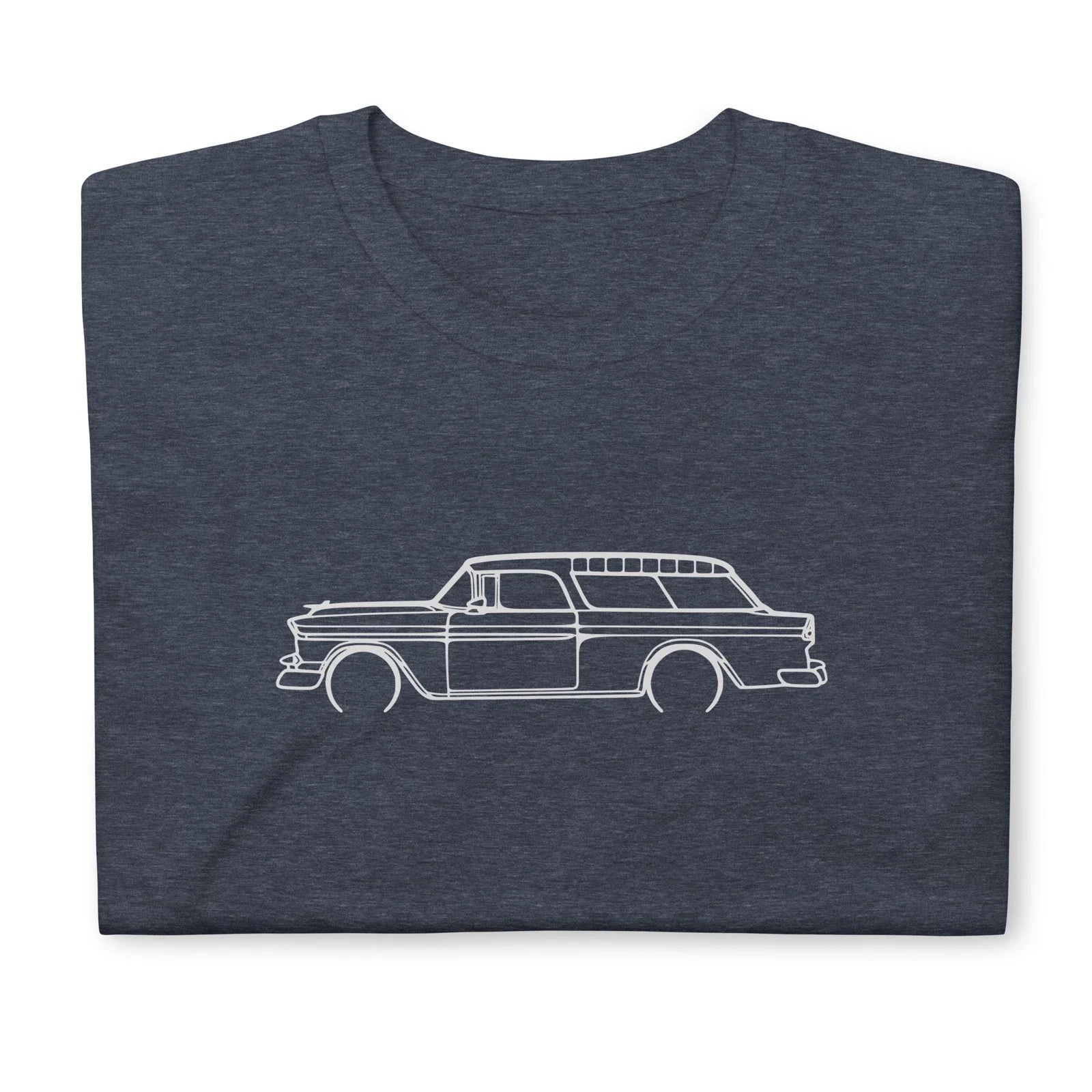 Softstyle T-Shirt For Chevrolet Nomad 1955 Car Owners Birthday Gift Tee Shirt Unisex T-shirt, Sweatshirt, Hoodie, Long Sleeve Tee - T-Shirt, Sweatshirt, Hoodie