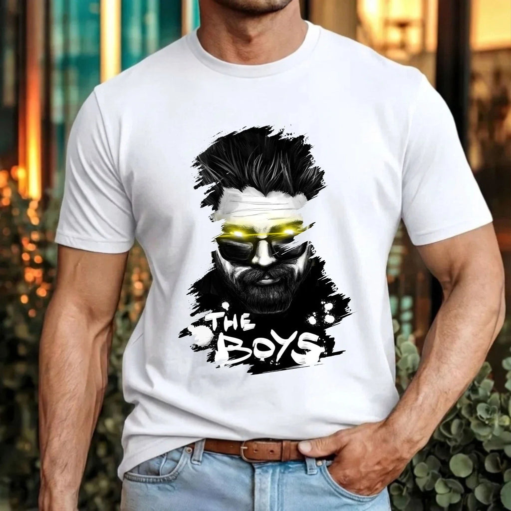 The Boys T-Shirt Billy Butcher Laser Eyes Anti-Hero Supes Fans Inspired Gift Top Unisex T-shirt, Sweatshirt, Hoodie, Long Sleeve Tee - T-Shirt, Sweatshirt, Hoodie