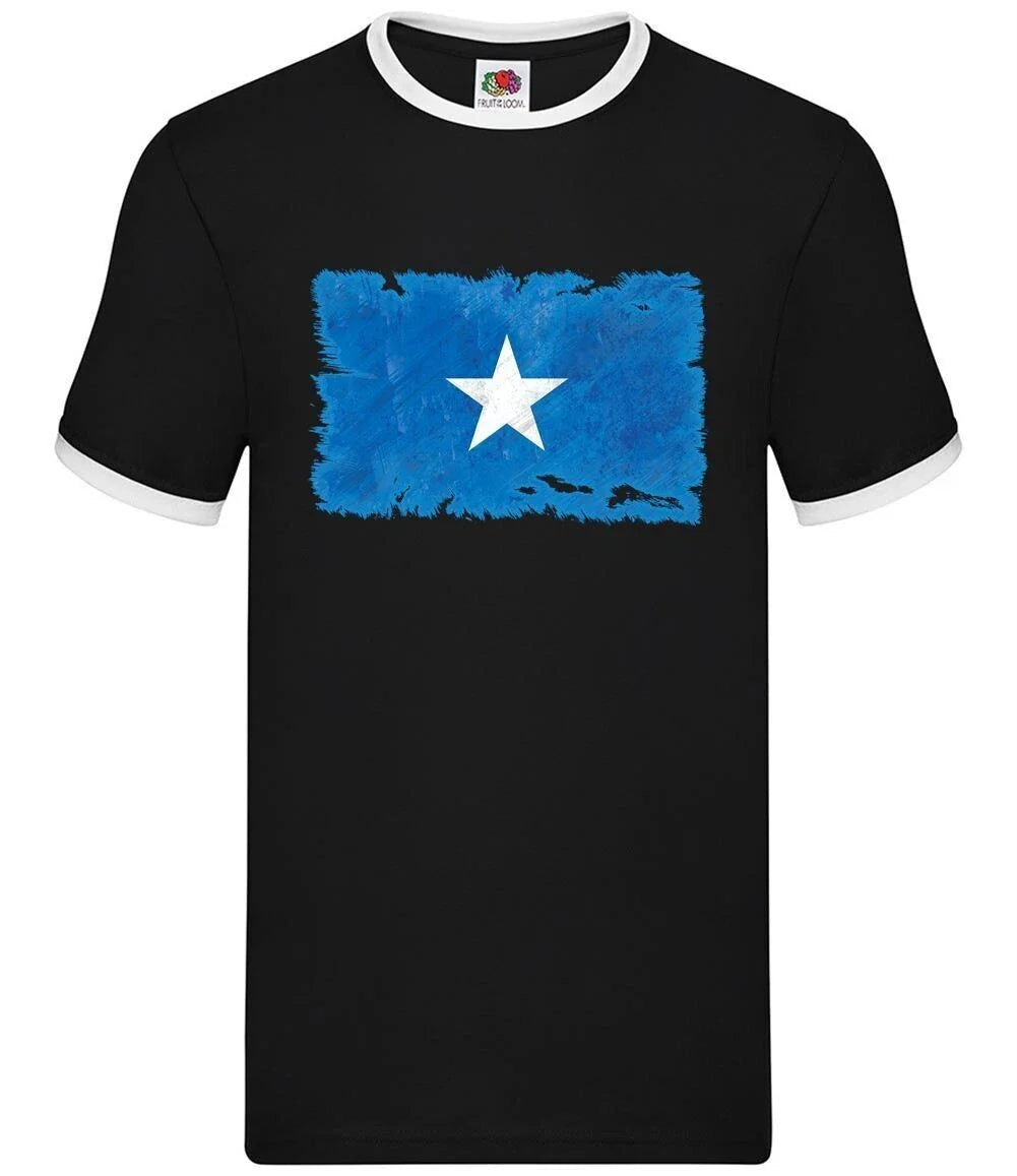 Somalia Grunge Style Flag - Mens Wrestler - Somali Country Travel Flags Unisex T-shirt, Sweatshirt, Hoodie, Long Sleeve Tee - T-Shirt, Sweatshirt, Hoodie
