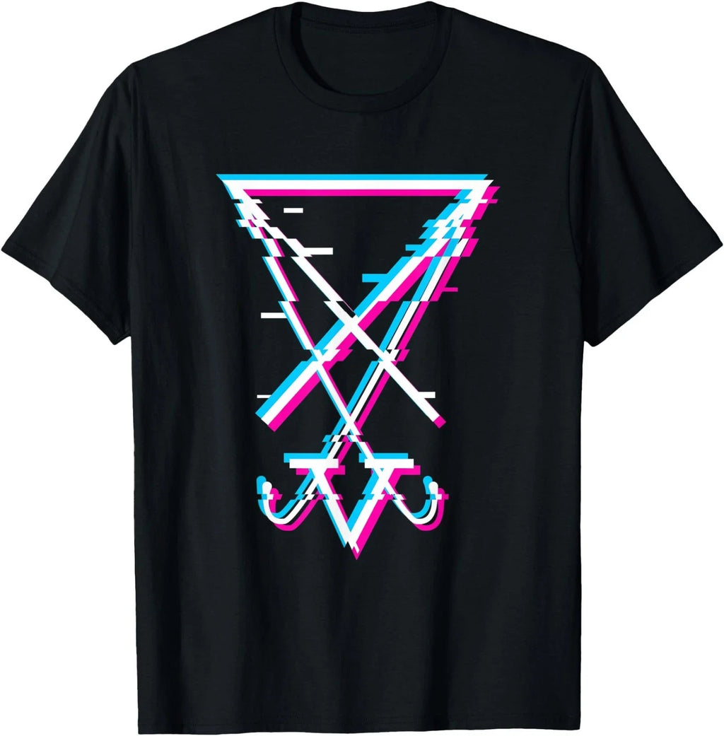 Lucifer Sign - Aesthetic Symbol of Devil Goth Vapor Wave T-Shirt Unisex T-shirt, Sweatshirt, Hoodie, Long Sleeve Tee - T-Shirt, Sweatshirt, Hoodie