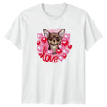 Cute Chihuahua Dog Love Heart Womens T-Shirt Dog Mom Pet Apparel Unisex T-shirt, Sweatshirt, Hoodie, Long Sleeve Tee - T-Shirt, Sweatshirt, Hoodie