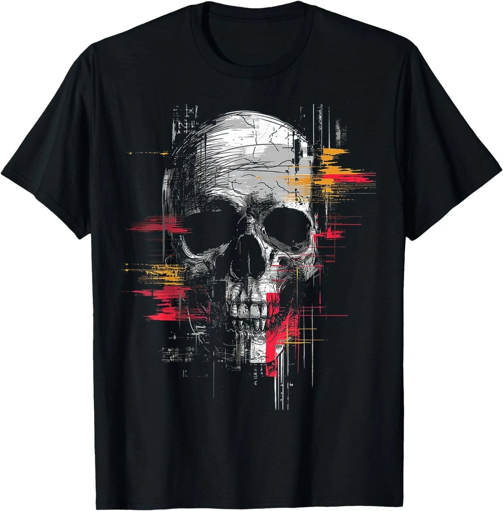 Skull Drawing Art Painting Graphic Motif Skull T-Shirt Unisex T-shirt, Sweatshirt, Hoodie, Long Sleeve Tee - T-Shirt, Sweatshirt, Hoodie