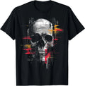 Skull Drawing Art Painting Graphic Motif Skull T-Shirt Unisex T-shirt, Sweatshirt, Hoodie, Long Sleeve Tee - T-Shirt, Sweatshirt, Hoodie