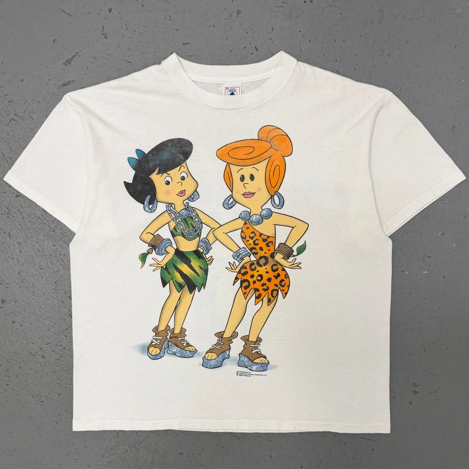 Vintage 1994 The Flintstones Hey! Girlfriend Rare TV Series Promo T Shirt XL Unisex T-shirt, Sweatshirt, Hoodie, Long Sleeve Tee - T-Shirt, Sweatshirt, Hoodie