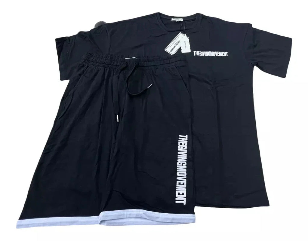 New Men's Cotton T Shirt+Short Set Tracksuit Summer 07 Unisex T-shirt, Sweatshirt, Hoodie, Long Sleeve Tee - T-Shirt, Sweatshirt, Hoodie