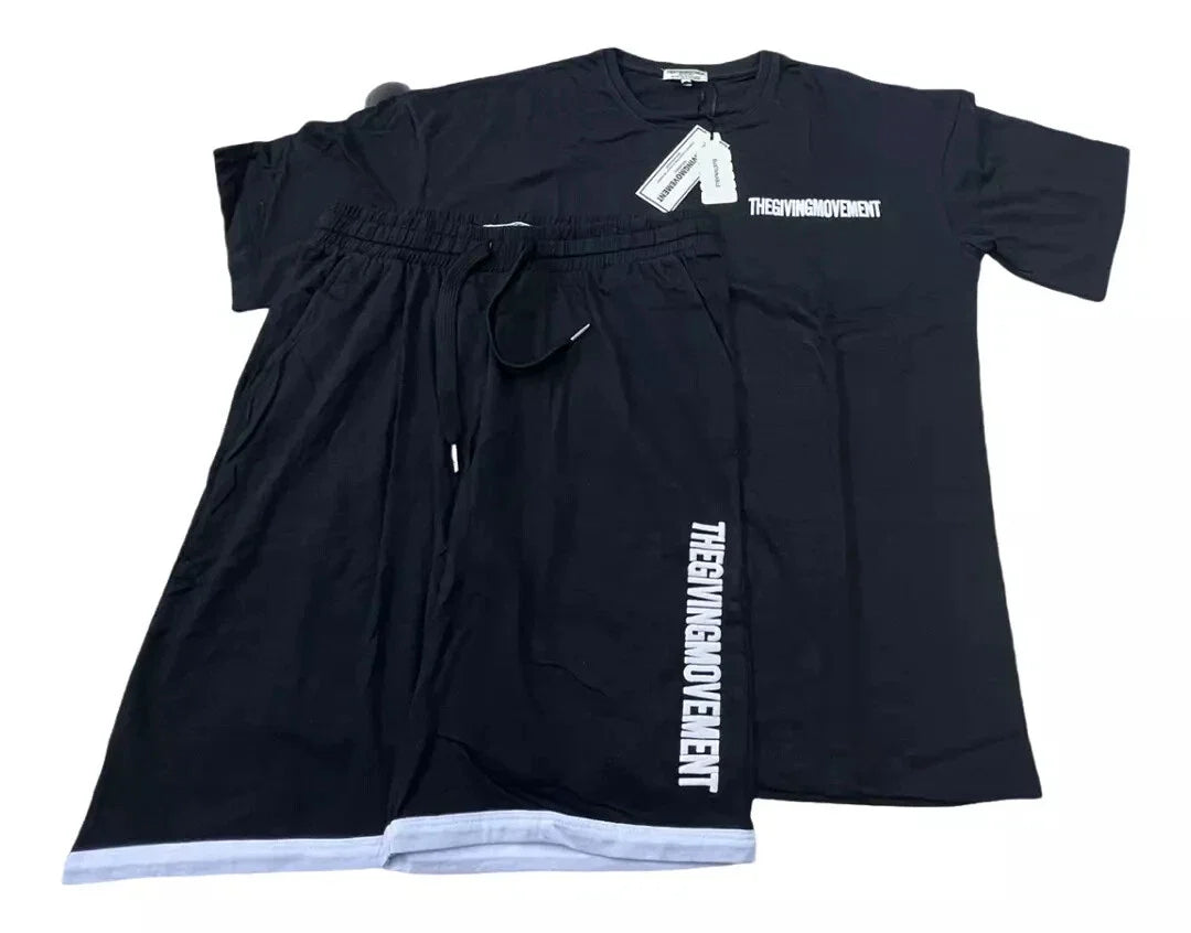 New Men's Cotton T Shirt+Short Set Tracksuit Summer 07 Unisex T-shirt, Sweatshirt, Hoodie, Long Sleeve Tee - T-Shirt, Sweatshirt, Hoodie
