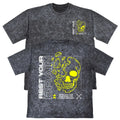 Rest Your Brain Unisex Mens Carbon Grey 240gsm French Terry Acid Wash T-Shirt Unisex T-shirt, Sweatshirt, Hoodie, Long Sleeve Tee - T-Shirt, Sweatshirt, Hoodie