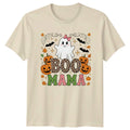Boo Mama Womens T-Shirt Trendy Mama Halloween Gift For Her Unisex T-shirt, Sweatshirt, Hoodie, Long Sleeve Tee - T-Shirt, Sweatshirt, Hoodie
