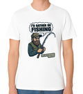 I'd Rather Be Fishing T-Shirt Funny Fishing Angler Quote Humour Tee Unisex T-shirt, Sweatshirt, Hoodie, Long Sleeve Tee - T-Shirt, Sweatshirt, Hoodie