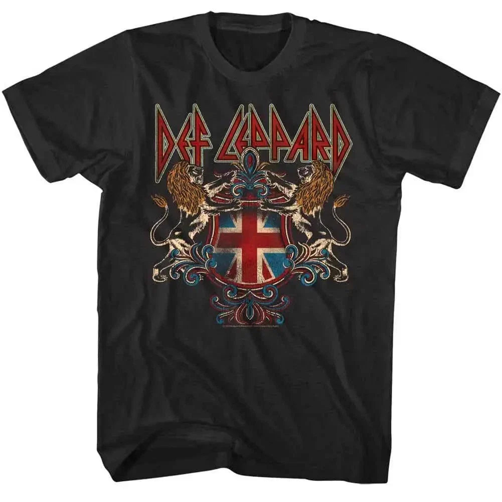 Def Leppard Lion Crest Men's T Shirt Unisex T-shirt, Sweatshirt, Hoodie, Long Sleeve Tee - T-Shirt, Sweatshirt, Hoodie