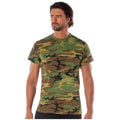 Woodland Camouflage Heavy Duty Heavyweight 6 oz. Poly/Cotton T-Shirt Unisex T-shirt, Sweatshirt, Hoodie, Long Sleeve Tee - T-Shirt, Sweatshirt, Hoodie