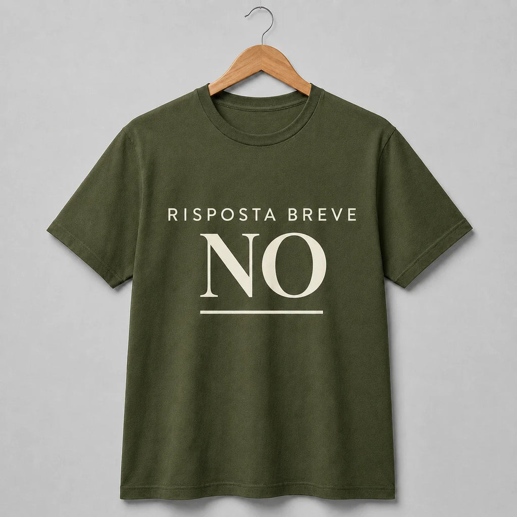 Short Answer T-Shirt NO Men Women Ironic Funny T-Shirt Unisex Unisex T-shirt, Sweatshirt, Hoodie, Long Sleeve Tee - T-Shirt, Sweatshirt, Hoodie