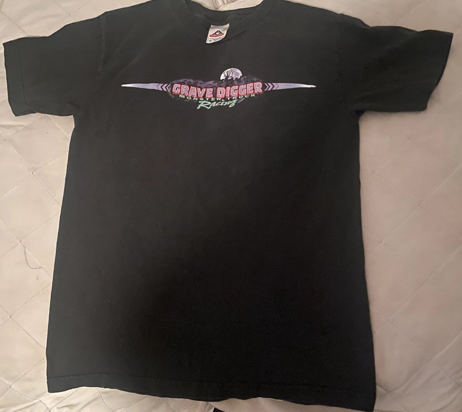 Y2K Grave Digger Black T shirt Alstyle Men Size Small 00s Monster Truck Racing Unisex T-shirt, Sweatshirt, Hoodie, Long Sleeve Tee - T-Shirt, Sweatshirt, Hoodie