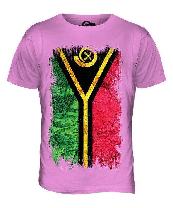 VANUATU GRUNGE FLAG MENS T SHIRT TEE SHIRT XS S M L XL 2XL 3XL 4XL 5XL Unisex T-shirt, Sweatshirt, Hoodie, Long Sleeve Tee - T-Shirt, Sweatshirt, Hoodie