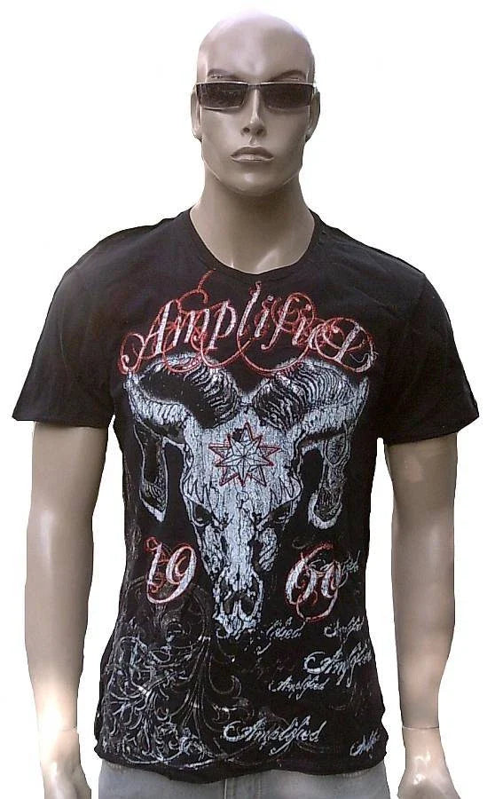 Cool Amplified SAINT&SINNERS RAM Rock Star Vintage Strass Naht Out T-Shirt S 48 Unisex T-shirt, Sweatshirt, Hoodie, Long Sleeve Tee - T-Shirt, Sweatshirt, Hoodie