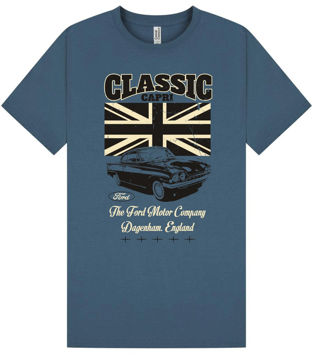 Classic Capri T Shirt Vinatge Style Design, Classic Car S - 5XL Size Unisex T-shirt, Sweatshirt, Hoodie, Long Sleeve Tee - T-Shirt, Sweatshirt, Hoodie